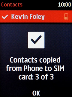 Press the Navigation key.
