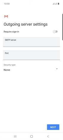 Press the field below 
