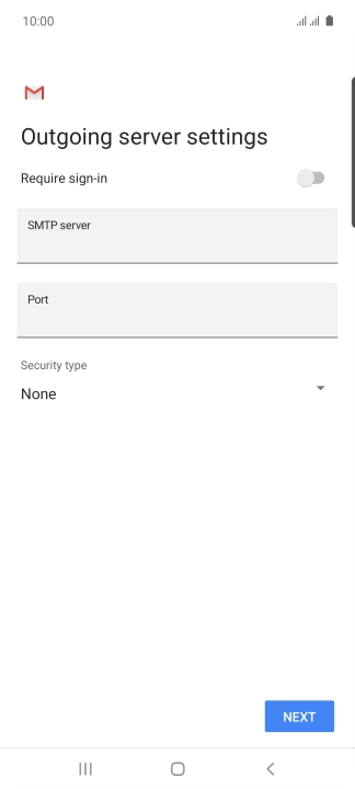 Press the field below 
