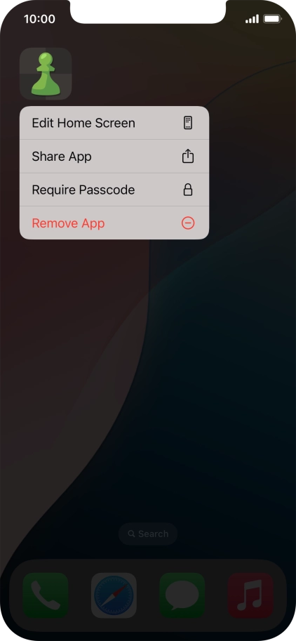 Press Require Passcode.