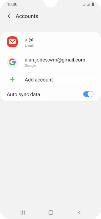 Press the Home key to return to the home screen.