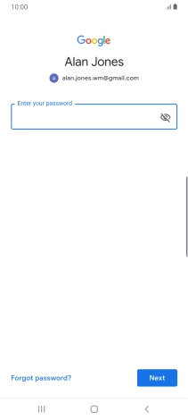 Press the field below 