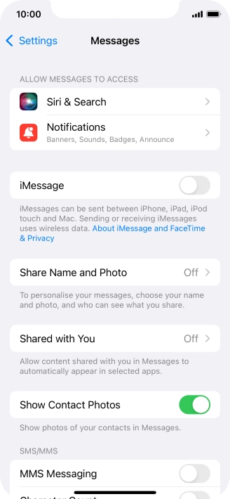 Press the indicator next to Press the indicator next to