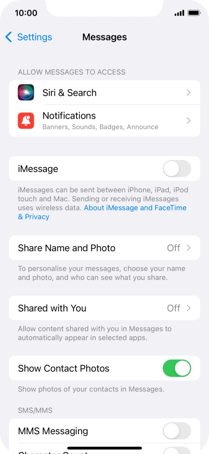 Press the indicator next to Press the indicator next to