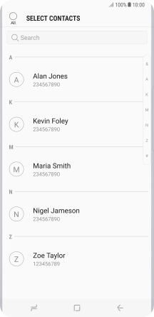 Press the field above 