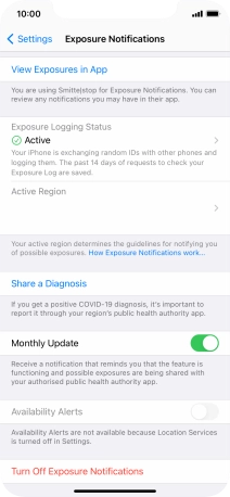Press the field below 