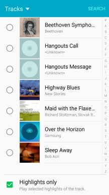 Press the required ring tones to hear them.