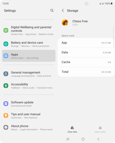 Press the Home key to return to the home screen.