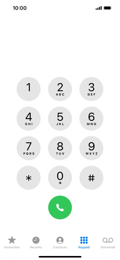 Press Keypad.