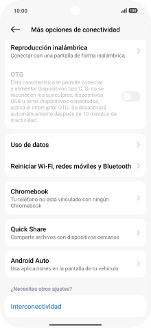Pulsa Reiniciar Wi-Fi, redes móviles y Bluetooth. Pulsa Reiniciar Wi-Fi, redes móviles y Bluetooth.