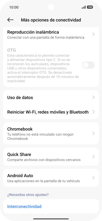 Pulsa Reiniciar Wi-Fi, redes móviles y Bluetooth. Pulsa Reiniciar Wi-Fi, redes móviles y Bluetooth.
