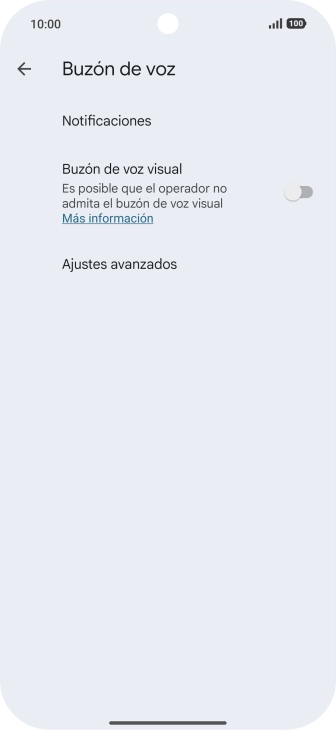Pulsa Ajustes avanzados. Pulsa Ajustes avanzados.