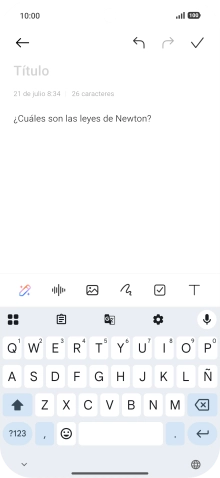 Pulsa el icono de IA. Pulsa el icono de IA.