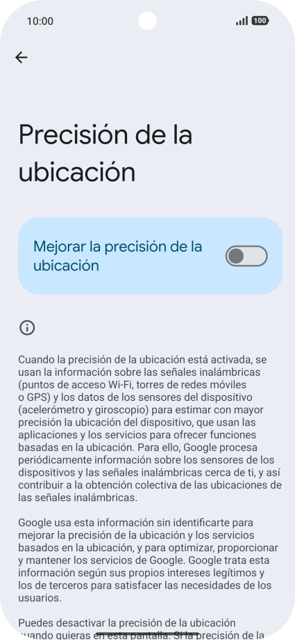 Si pulsas el indicador junto a Si pulsas el indicador junto a