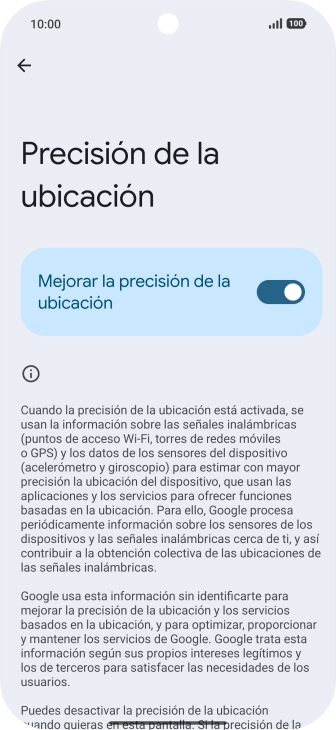 Si pulsas el indicador junto a Si pulsas el indicador junto a