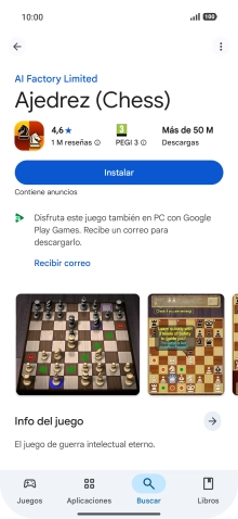 Pulsa Instalar y sigue las indicaciones de la pantalla para instalar la app. Pulsa Instalar y sigue las indicaciones de la pantalla para instalar la app.