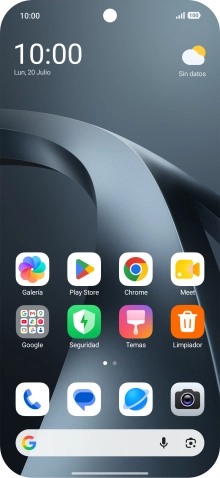 Desliza el dedo hacia abajo desde la parte superior derecha de la pantalla. Desliza el dedo hacia abajo desde la parte superior derecha de la pantalla.