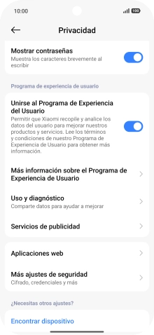 Pulsa Más ajustes de seguridad. Pulsa Más ajustes de seguridad.