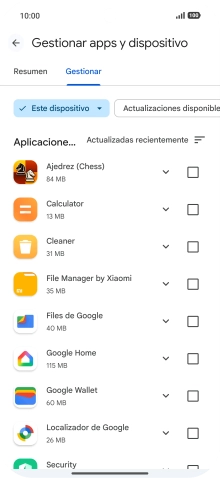 Pulsa la app deseada. Pulsa la app deseada.