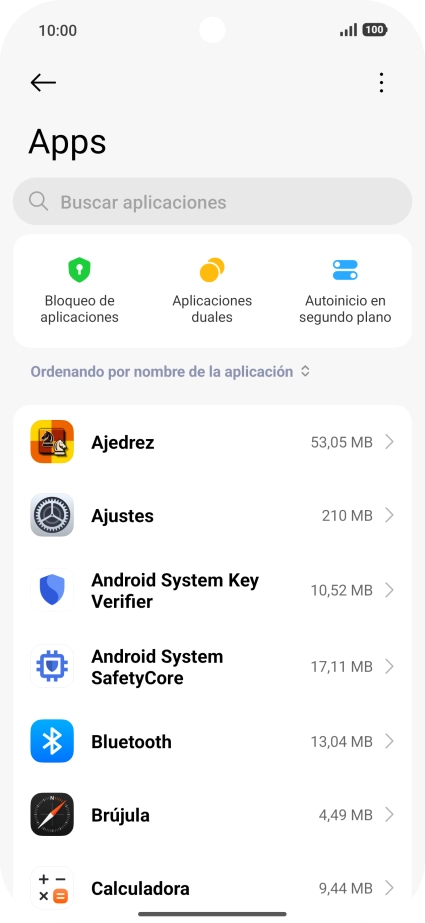 Pulsa la app deseada. Pulsa la app deseada.
