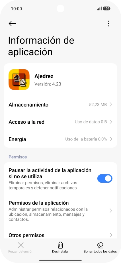 Desliza el dedo hacia arriba desde la parte inferior de la pantalla para terminar y volver a la pantalla de inicio. Desliza el dedo hacia arriba desde la parte inferior de la pantalla para terminar y volver a la pantalla de inicio.