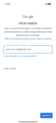 Pulsa Siguiente.