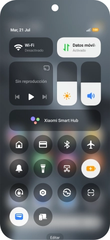 Desliza el dedo hacia arriba desde la parte inferior de la pantalla para terminar y volver a la pantalla de inicio. Desliza el dedo hacia arriba desde la parte inferior de la pantalla para terminar y volver a la pantalla de inicio.