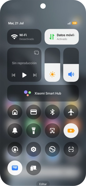 Desliza el dedo hacia arriba desde la parte inferior de la pantalla para terminar y volver a la pantalla de inicio. Desliza el dedo hacia arriba desde la parte inferior de la pantalla para terminar y volver a la pantalla de inicio.