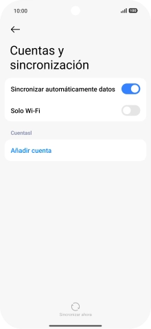 Pulsa Añadir cuenta.