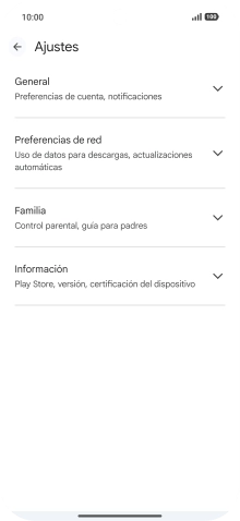Pulsa Preferencias de red.