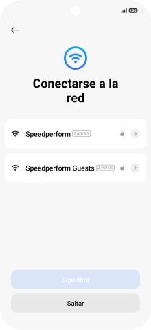 Pulsa la red wifi deseada.