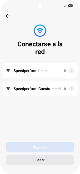 Pulsa la red wifi deseada.