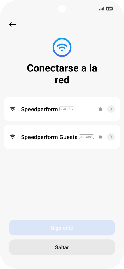 Pulsa la red wifi deseada.