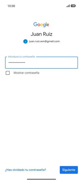 Pulsa Siguiente.