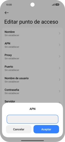 Introduce airtelwap.es y pulsa Aceptar. Introduce airtelwap.es y pulsa Aceptar.