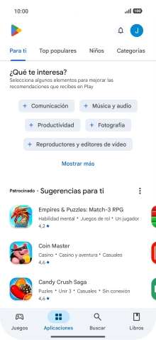 Pulsa el icono de perfil. Pulsa el icono de perfil.