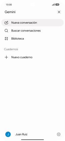 Pulsa el icono de perfil. Pulsa el icono de perfil.