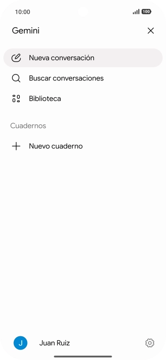 Pulsa el icono de perfil. Pulsa el icono de perfil.