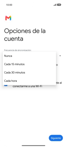 Pulsa el ajuste deseado. Pulsa el ajuste deseado.