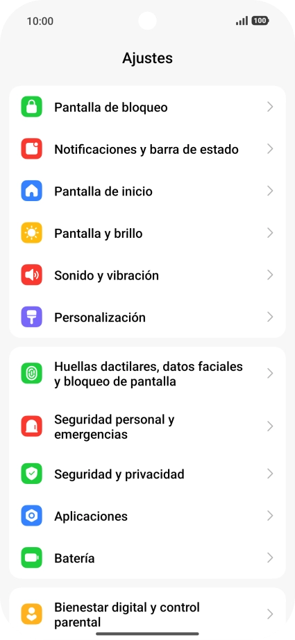 Pulsa Sonido y vibración. Pulsa Sonido y vibración.