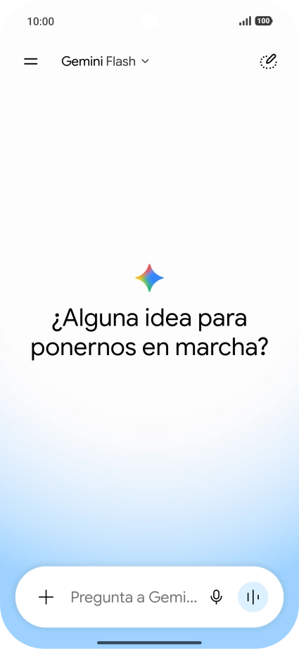 Pulsa el icono de menú. Pulsa el icono de menú.