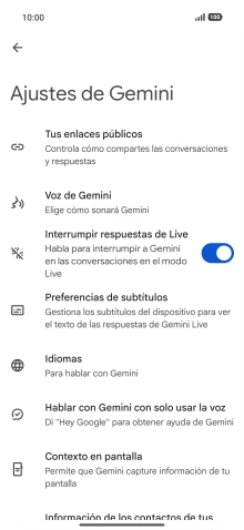 Sigue las indicaciones de la pantalla para seleccionar los ajustes deseados. Sigue las indicaciones de la pantalla para seleccionar los ajustes deseados.
