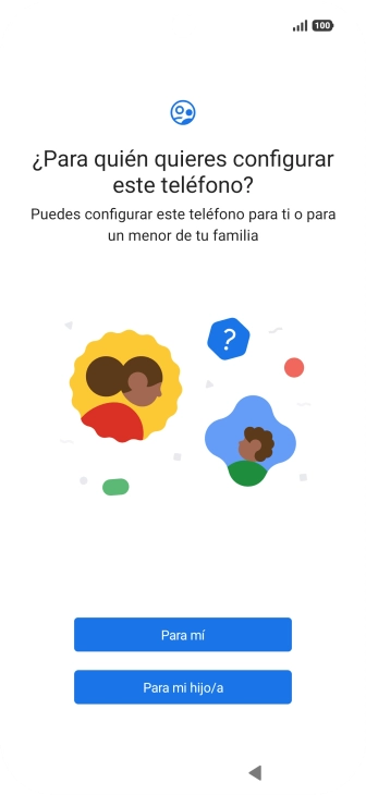 Pulsa Para mí.