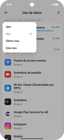 Pulsa el ajuste deseado. Pulsa el ajuste deseado.