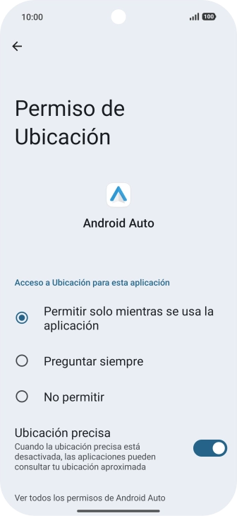 Pulsa el ajuste deseado. Pulsa el ajuste deseado.