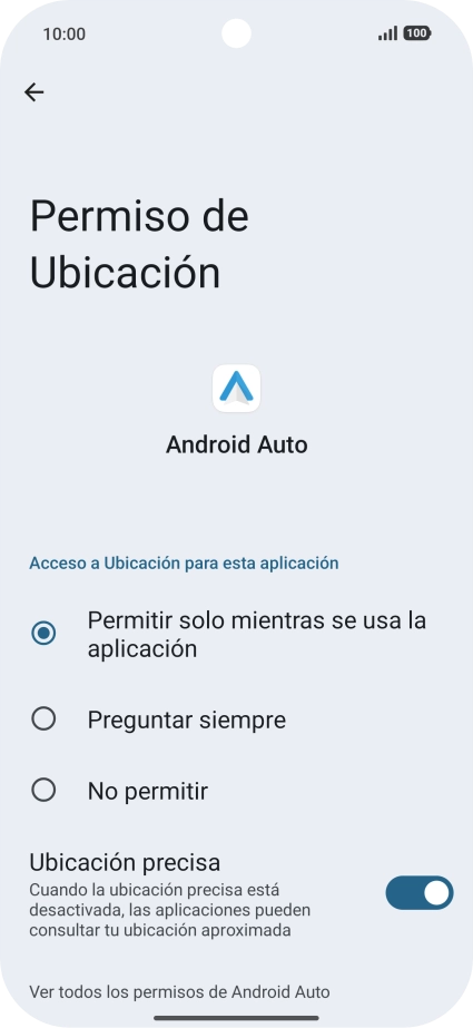 Pulsa el ajuste deseado. Pulsa el ajuste deseado.