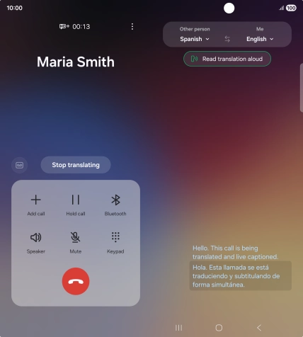 Follow the instructions on the screen to select the required language settings and use the function.