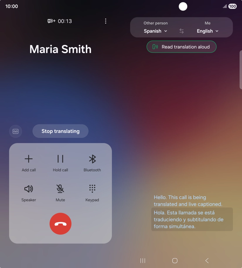 Follow the instructions on the screen to select the required language settings and use the function.