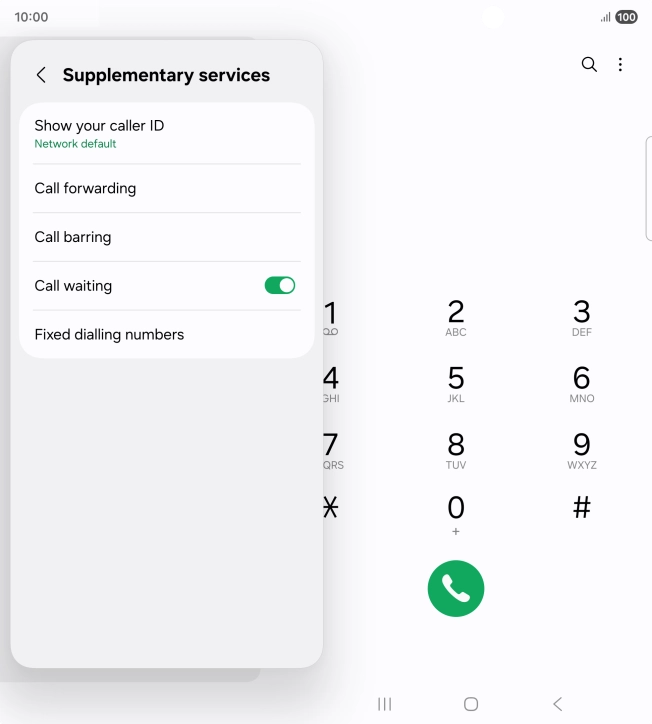 Press Fixed dialling numbers.