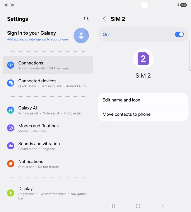 Press the indicator to turn use of the price plan on or off.